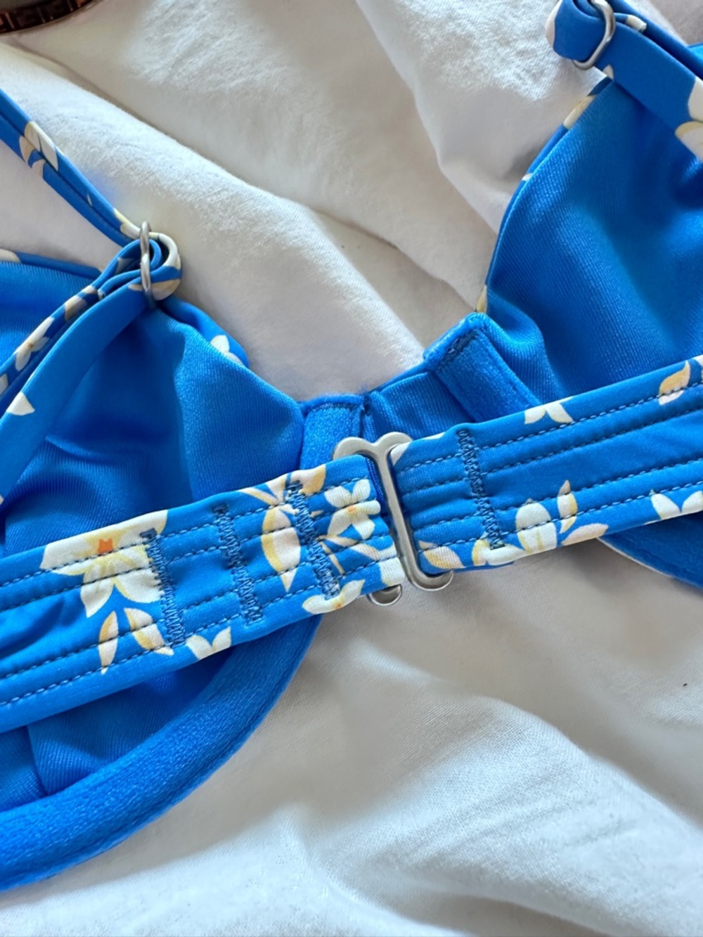Billabong Blue Floral Underwire Bikini Set - Picture 10 of 14
